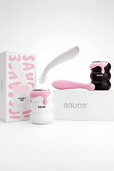 Honey Dip G-Spot Vibrator in Cream Blush and Midnight Blush