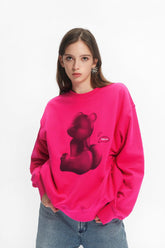 Saucy Bear Pink Sweater - sauce