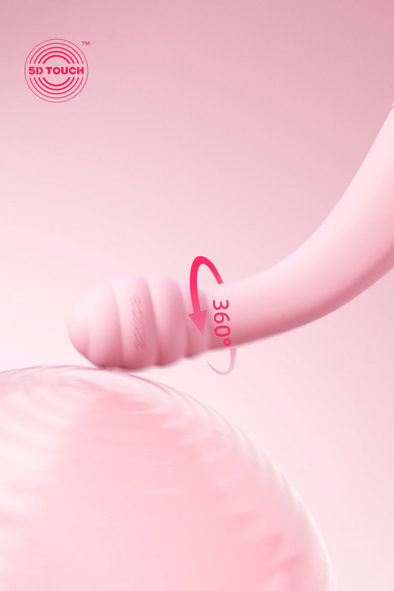 Honey Dip 360-degree rotating G-spot vibrator detail